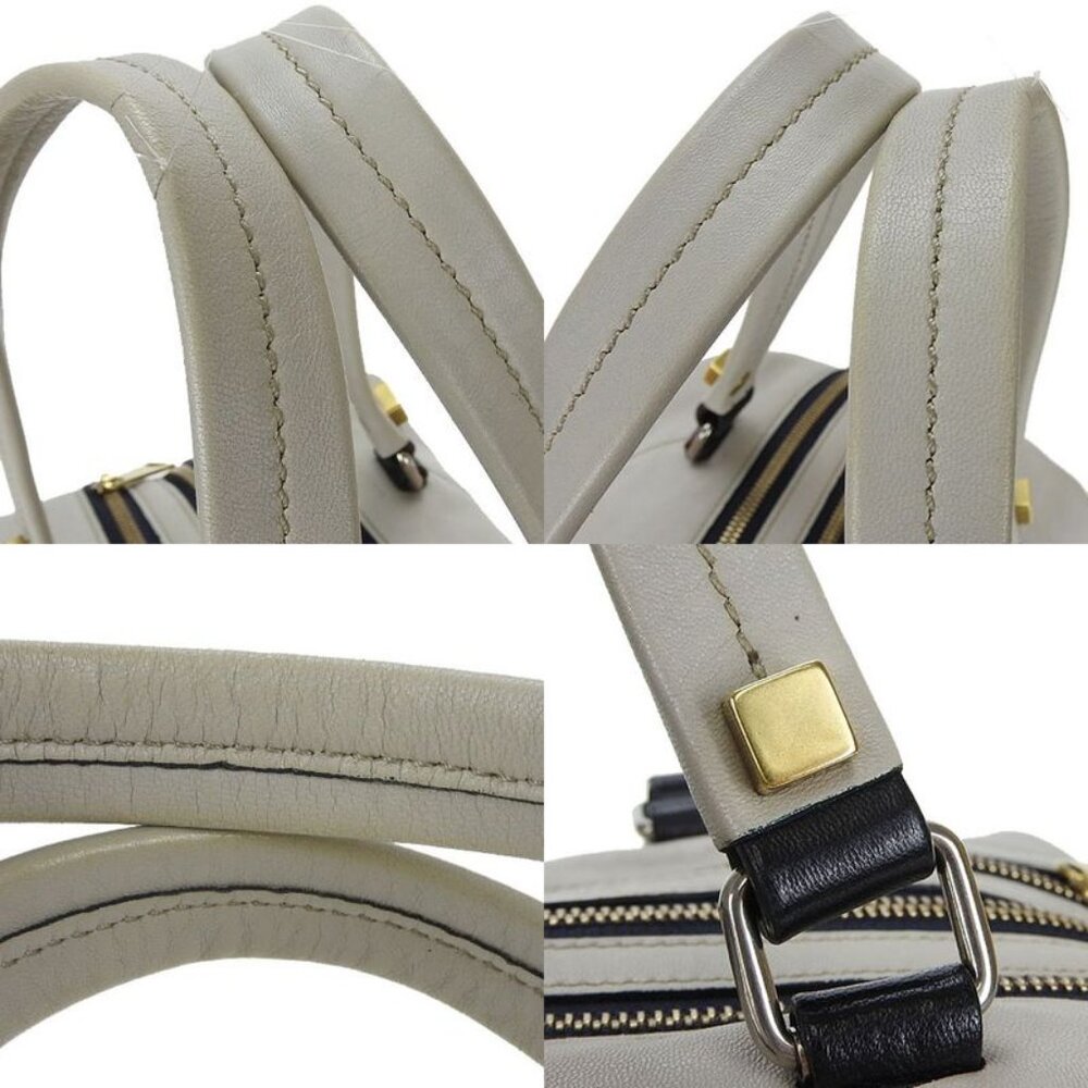 Celine Handbag Marine fts.08 gc Leather Light Grey Small Boston - Picture 6 of 9